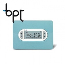 BPT CRONOTERMOSTATO  TH450 COVER BIANCA E AZZURRA A CORREDOBPT CRONOTERMOSTATO  