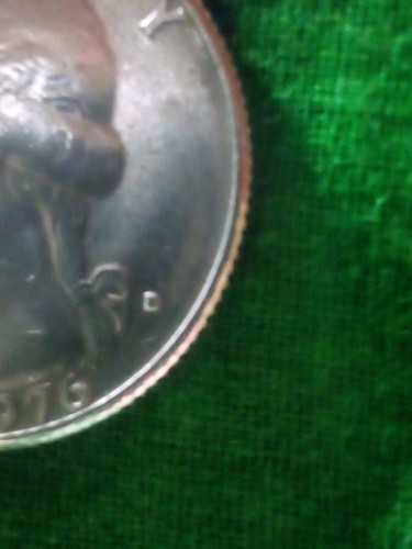 1776-1976 D US Bicentennial quarter fingers missing on left hand rare error - Picture 7 of 9