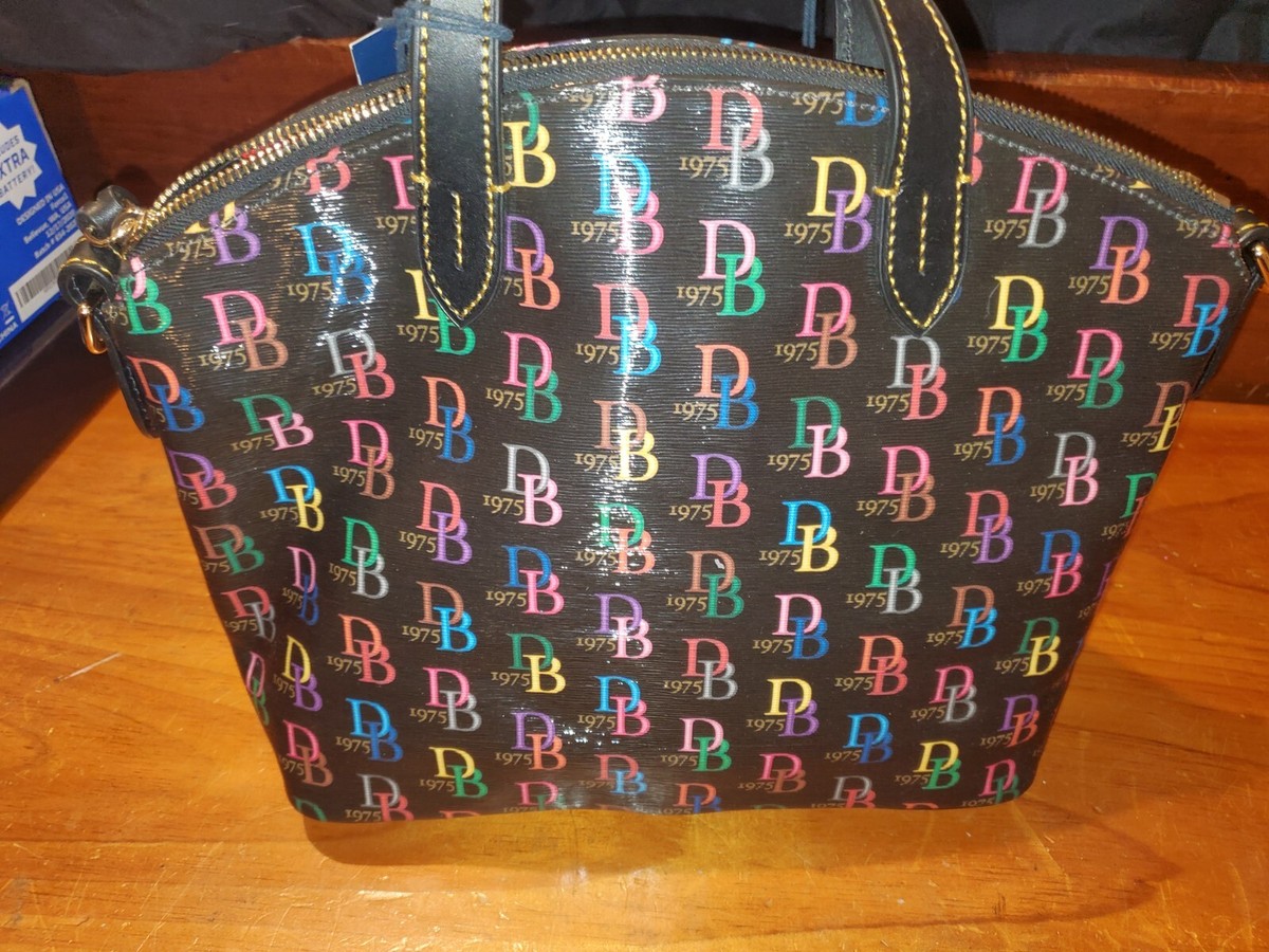 Dooney Bourke DB75 Women's Satchel Medium Wristlet Black for