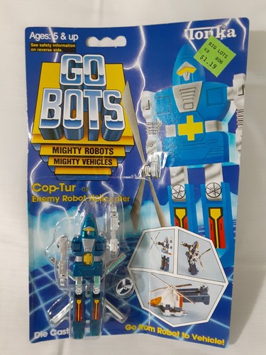 Gobots Cop-Tur Enemy Robot 1983 SEALED MOC Tonka See Photos rare nice card