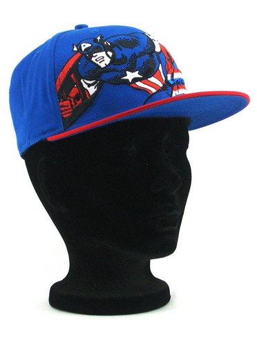 New Era Captain America 9fifty Snapback Hat Adjustable Marvel Classic Heroes NWT - Picture 5 of 7