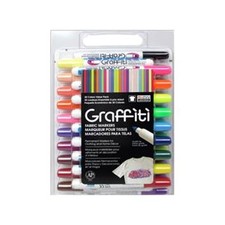 Uchida of America UCH560-30A Fabric Marker Graffiti Set 30 Piece