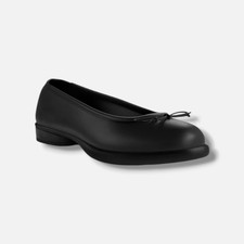 ECCO Women's Black Leather Sculpted LX Ballet Flats Size 4-4.5