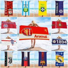 Kids Adult Football Microfiber Bath Towel Swim Holiday Beach Towel Blanket Gift