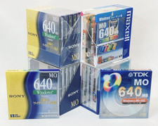 Lot of 22 MO Disks 3.5" 640MB Brand Mix SONY / maxell / TDK / Ni-Teijin Japan