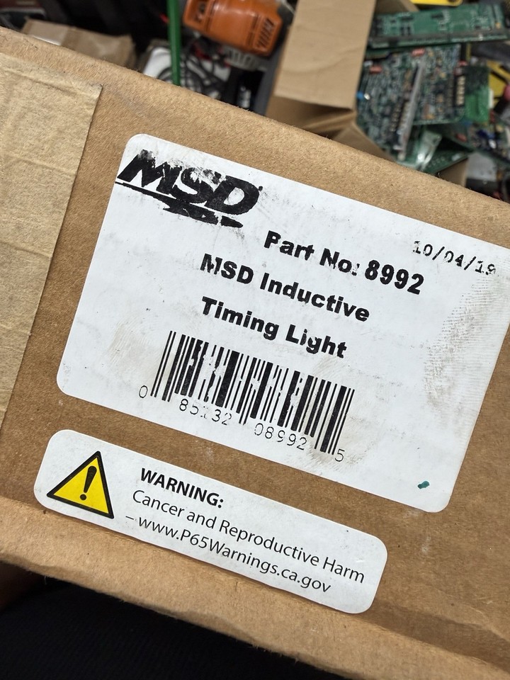 MSD Inductive Timing Light Part Number 8992 New In Box | eBay