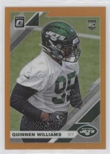 2019 Panini Donruss Optic Rookies Orange Prizm 64/199 Quinnen Williams #103 1m0