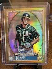 2021 Topps Gypsy Queen Box Topper Chrome Gold Refractor /50 Matt Olson #123