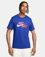 Nike 2024-25 USMNT Men's JDI Tee Shirt Sz USA NWT Soccer T-Shirt Blue Sz Medium