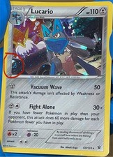 HD GALAXY SWIRL Lucario - 63/124 Fates Collide Promo Cosmos Holo BLEED ERROR on eBay