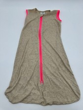 HALO Sleepsack Ideal Temp, Baby Wearable Blanket, TOG 1.0, Oatmeal/Pink, M