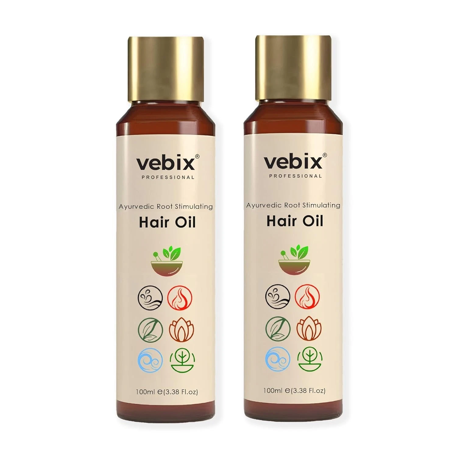 VebixProfessional Regimen Root Stimulating Ayurvedic Hair Growth Oil | 100ml
Opens in a new window o