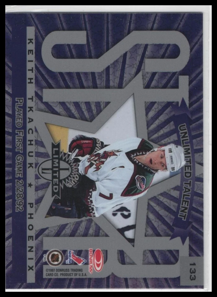 1996-97 Donruss Limited Keith Tkachuk / Daymond Langkow #133 - Image 2 of 2