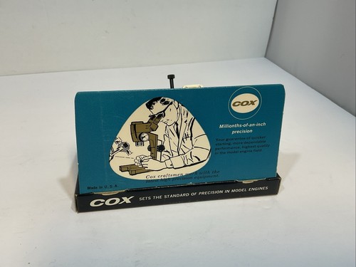 VINTAGE COX MEDALLION .049 FRONT ROTORY VALVE CL CONTROL LINE ENGINE NITRO/GLOW - Picture 4 of 17