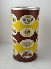 Vintage Cigarette Cigar Standing Advertising Ash Can Ashtray Metal Stand Auto