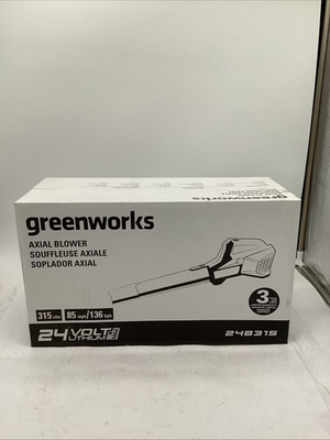 #ad Greenworks 24B315 Axial Blower 24V Cordless 315 CFM $70.00