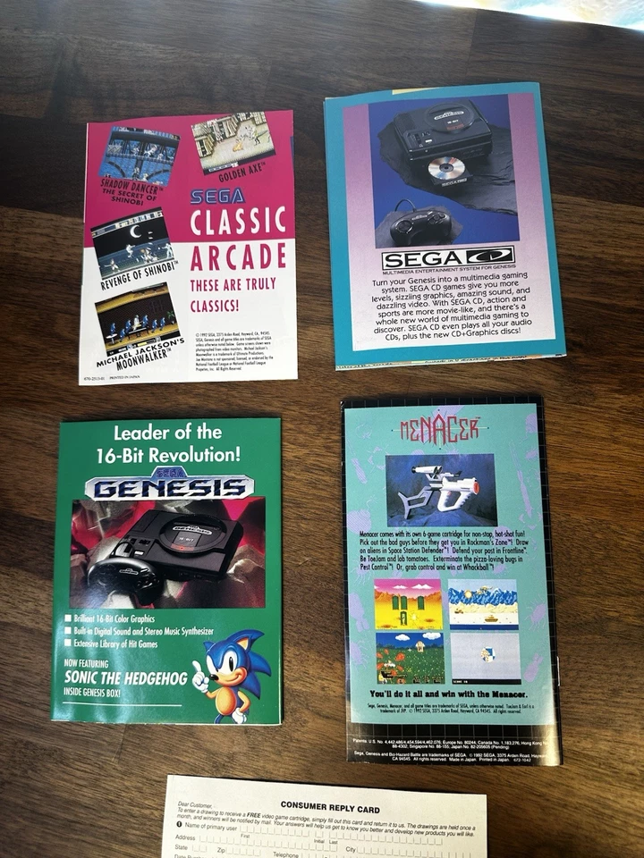 Bio-Hazard Battle (Sega Genesis, 1992) Authentic Complete w/all inserts - Image 4 of 4