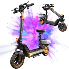 Ruitoo 1000W Adult Electric Scooter with Seat Folding E-Scooter 48V 15.6AH 28MPH