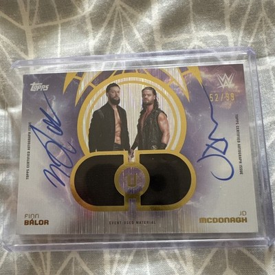 2025 Topps WWE Universe Finn Balor Jd Mcdonagh Dual Patch Auto /99