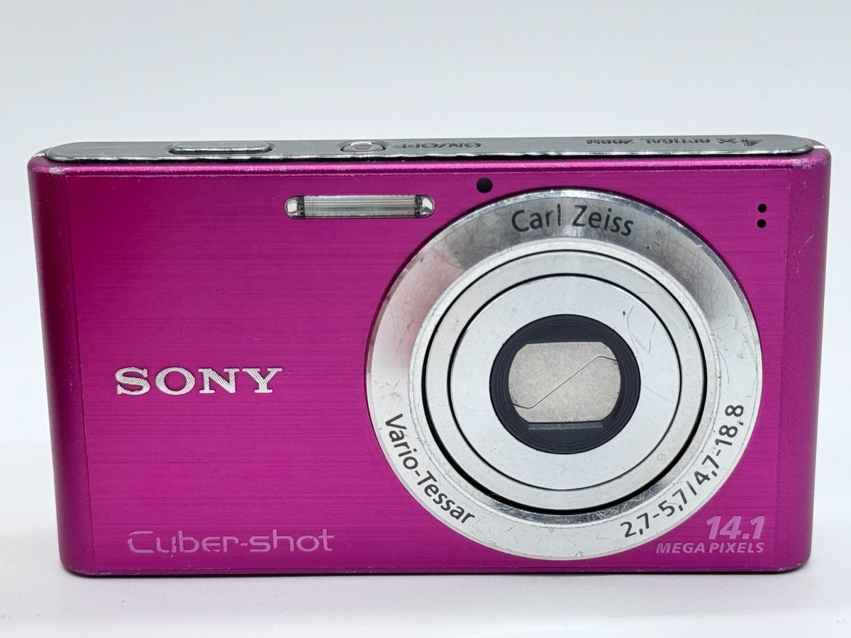 SONY Cyber-shot DSC-W320 Pink Compact Digital Camera USED TESTED