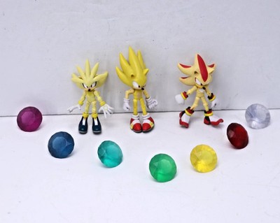 Jazwares Sonic the Hedgehog Super Pack with 7 Chaos Emeralds 2011 No Box