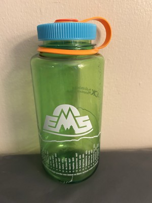 Nalgene Wide Mouth Sustain 32oz Water Bottle - Pear Green Hiking Club