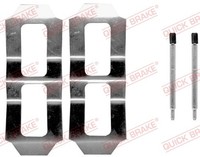 Quick Brake ZubehöRsatz Scheibenbremsbelag 109-0987 FüR T1 40 TN 291 LT Mercedes