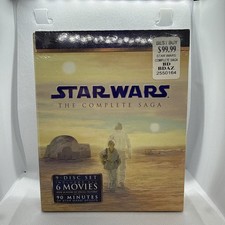 Star Wars: The Complete Saga 9-Disc Collection 2011 Blu-ray UNOPENED  SEALED 