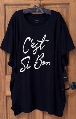 TORRID TEE SHIRT COTTON SHORT SLEEVE TOP BLOUSE T - SHIRT 6 6X 6XL 30 NEW
