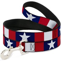 "Dog Leash Stars & Stripes Ribbon Red/Blue/White Wide 1.5\" (Us Import)"