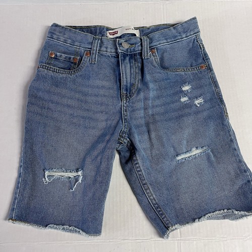 Levi’s Lot Of 3 Boys Shorts 511 Slim Denim & Tan Size 10 Reg - Picture 5 of 11