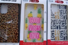 Cell Phone Cases Samsung A12 5G Lot Of 3 Print, Pineapples, Love , Back Cover