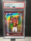 2024 Panini Donruss Optic - Rated Rookie Jayden Daniels Red Hyper Prizm PSA 10
