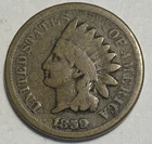 1859 Indian Head Cent Penny (env511)