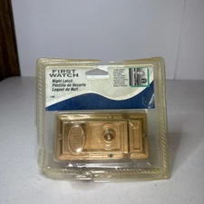 First Watch Night Latch/Deadbolt Single Cylinder NIP - Belwith - Brass