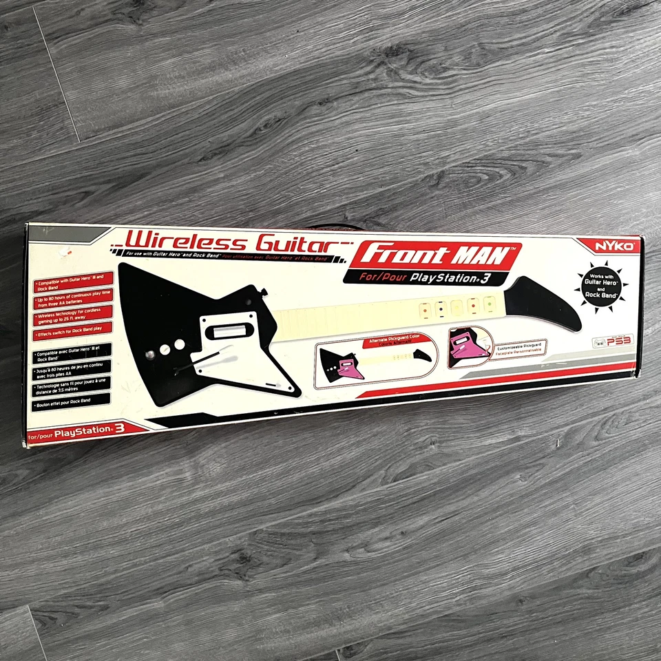 Nyko FrontMan (83057) Guitar PlayStation 3 New/Sealed Wireless Guitar Controller - Image 2 of 4