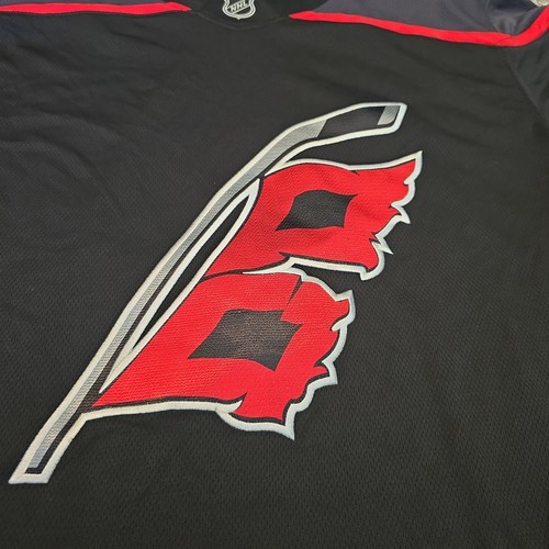NEW Men's Fanatics Black Carolina Hurricanes Home Breakaway Jersey Size Medium - Picture 2 of 8