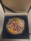 2004 american eagle silver dollar in full color