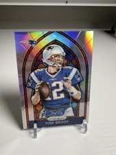 Tom Brady 2017 Panini Prizm Stained Glass Prizm Case Hit SSP Card #3