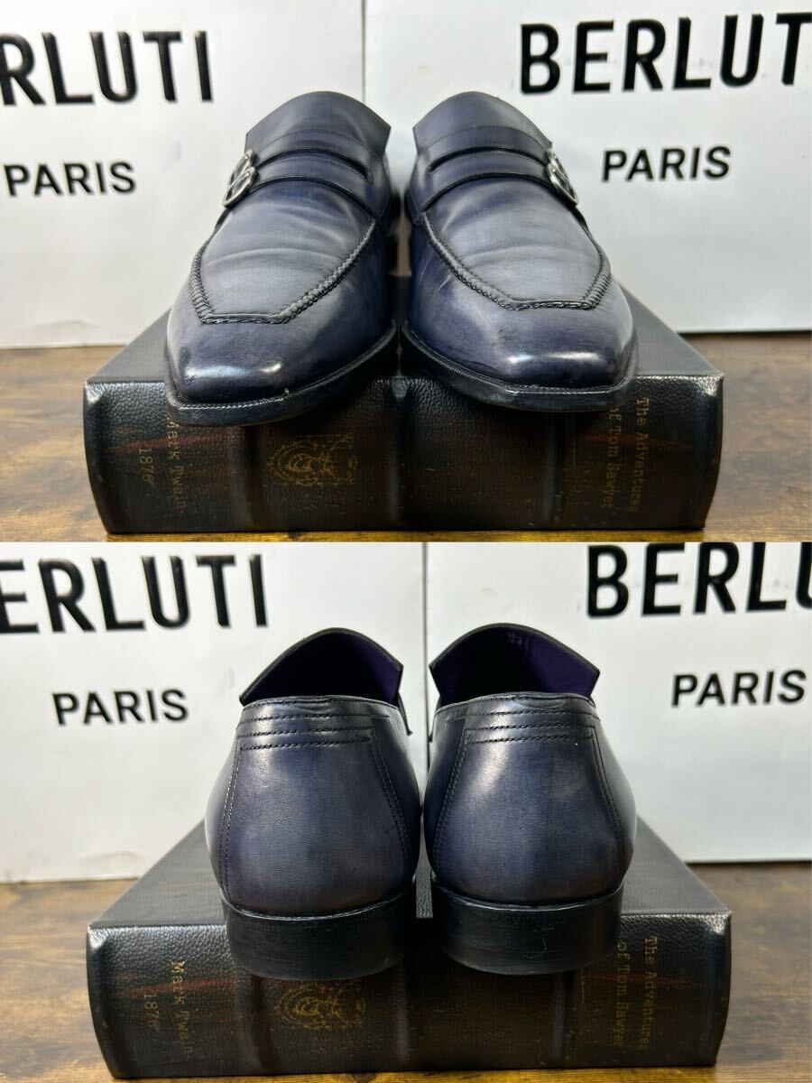 Berluti Andy Loafer Rare Custom Double Strap Venice Leather image 4