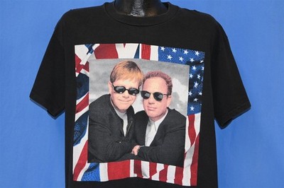 vintage 90s BILLY JOEL ELTON JOHN FACE TO FACE 1994 PIANO MAN TOUR t-shirt XL