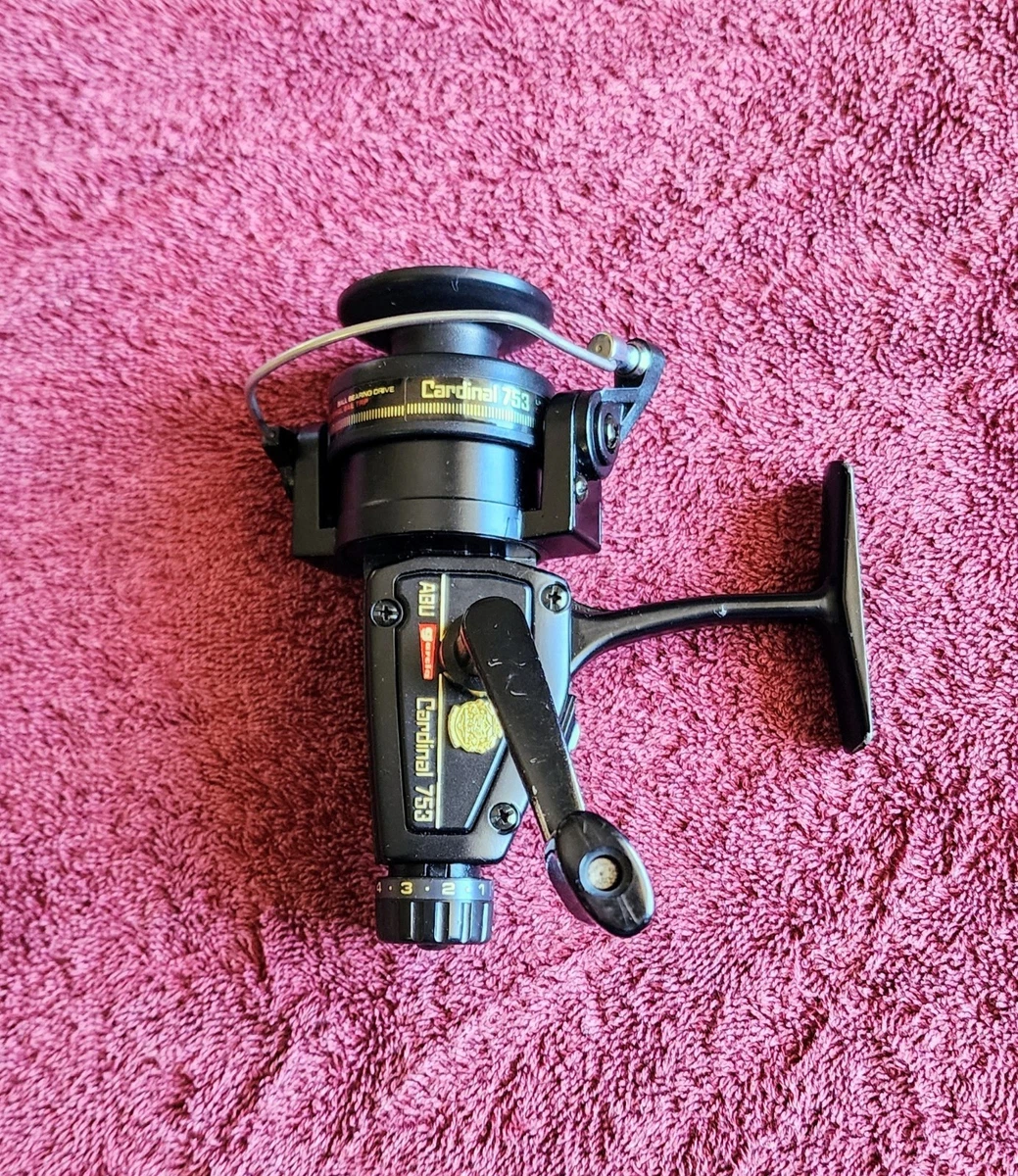 Abu Garcia Cardinal 753 Indiana Vintage Spinning Fishing Reels for