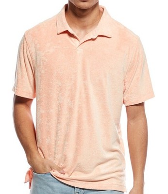 Tommy Bahama POOLSIDE SUN FADE Terrycloth Golf Polo Shirt LARGE, XL