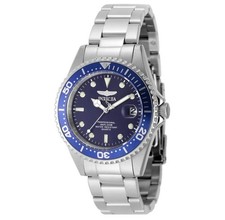 Invicta Pro Diver Men s Watch 37.5mm 48724 Blue Dial Stainless Steel New