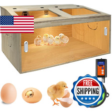 Nalwort 32" 22-Piece Large Chicken Brooder Box Kit - 35 Chick Capacity