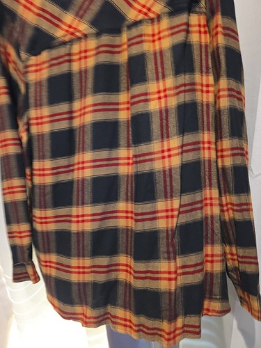 Maurices bunt kariertes leichtes Flanellhemd Größe 2X neu mit Etikett - Bild 10 von 11