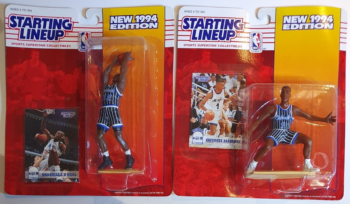 1994 Kenner Starting Lineup Shaquille O'Neal Anfernee Hardaway