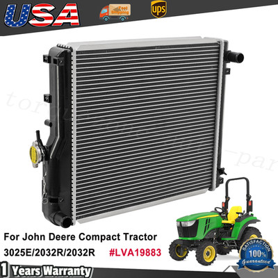 Radiator SJ28733 LVA19883 Fit For John Deere 2032R 3025E 3032E 3035D Tractors