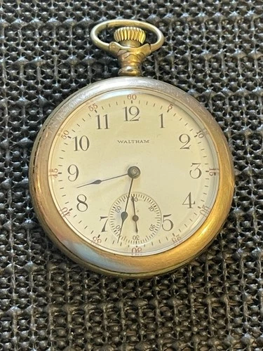 Antique 1907 Waltham 16s 15j Pocket Watch Model 1899 Grade 620 Gold Filled Case