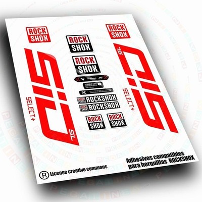 WP669 AUFKLEBER KOMPATIBEL MIT ROCKSHOX SID SELECT + SL GABEL 2024-2027